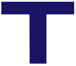 T logo letter